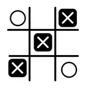Tic Tac Toe 3-in-a-row widget app icon