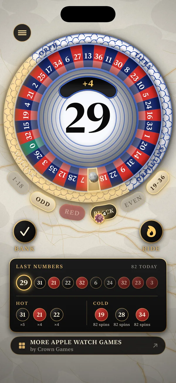 Crown Roulette on iPhone screenshot 3 of 4