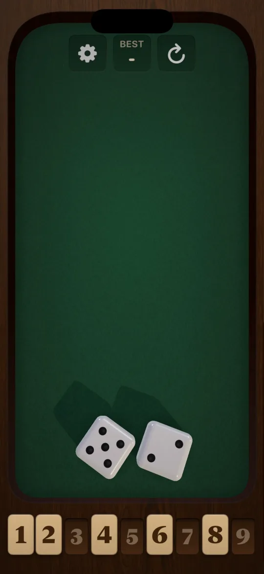 Shut The Box on iPhone screenshot 3 of 8