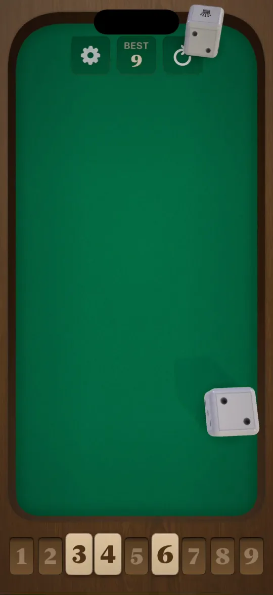 Shut The Box on iPhone screenshot 6 of 8